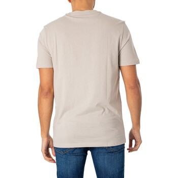 BOSS Dulivio Grafik-T-Shirt Grau