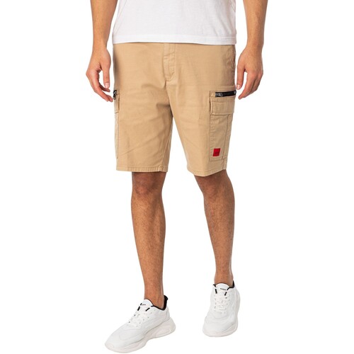 Kleidung Herren Shorts / Bermudas BOSS Johny232D Cargo-Shorts Beige