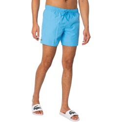 Kleidung Herren Badeanzug /Badeshorts Lacoste Logo-Badeshorts Blau