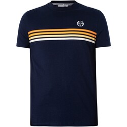 Kleidung Herren T-Shirts Sergio Tacchini Neues Melfi-T-Shirt Blau