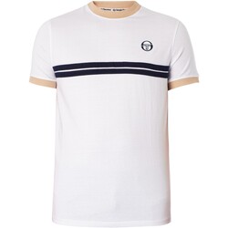 Kleidung Herren T-Shirts Sergio Tacchini Supermac T-Shirt Weiss