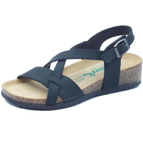 Schuhe Damen Sandalen / Sandaletten Bionatura 12A826 Imb Nabuk Schwarz