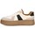 Schuhe Damen Sneaker Ideal Shoes 75239 Beige