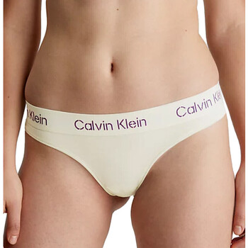 Unterwäsche Damen Strings Calvin Klein Jeans 000QF7457E Beige
