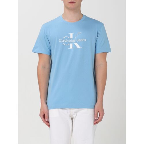 Kleidung Herren T-Shirts & Poloshirts Calvin Klein Jeans J30J325190 CEZ Blau