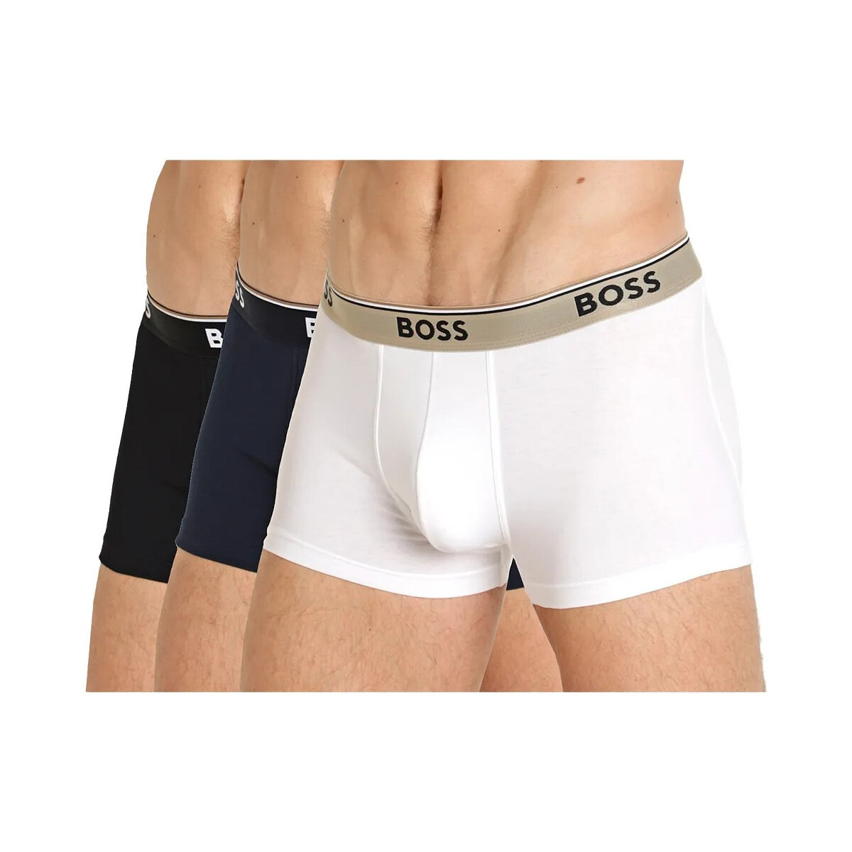 Unterwäsche Herren Boxer BOSS Pack x3 essential Multicolor