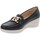 Schuhe Damen Slipper Valleverde VV-11504 Blau
