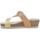 Schuhe Damen Pantoffel Melluso 018115W-240615 Gold