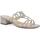 Schuhe Damen Pantoffel Melluso K35183W-234087 Silbern