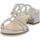 Schuhe Damen Pantoffel Melluso K35183W-234087 Silbern