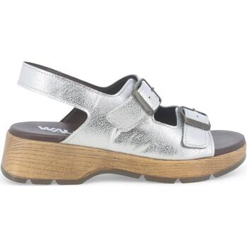 Schuhe Damen Pantoffel Melluso R6021W-240214 Silbern