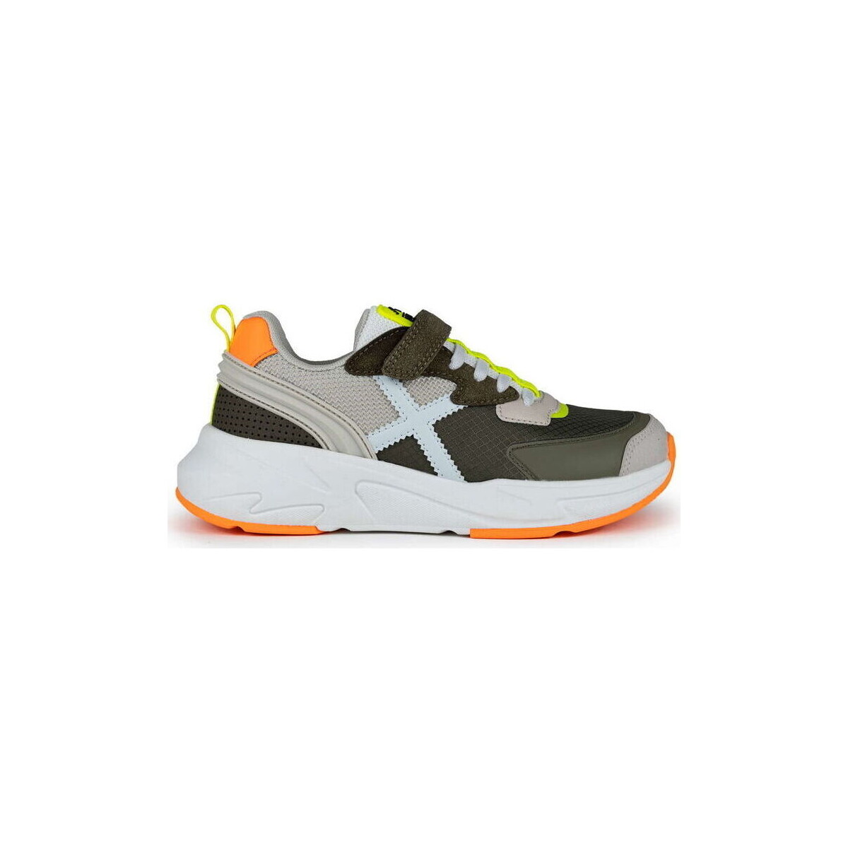 Schuhe Kinder Sneaker Munich Mini track vco 8890093 Verde Kaki/Naranja Kaki