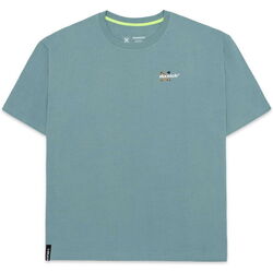 Kleidung Herren T-Shirts & Poloshirts Munich T-shirt oversize psicodelia 2507244 Petroleum Blau