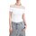 Kleidung Damen Langärmelige Polohemden Calvin Klein Jeans J20J223098 Weiss