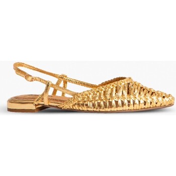 Schuhe Damen Sandalen / Sandaletten Keslem Sandalias  en color oro para Gold