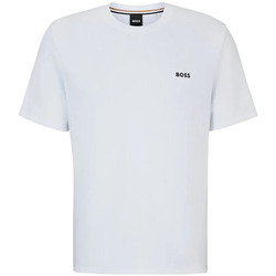 Kleidung Herren T-Shirts BOSS Waffle Weiss