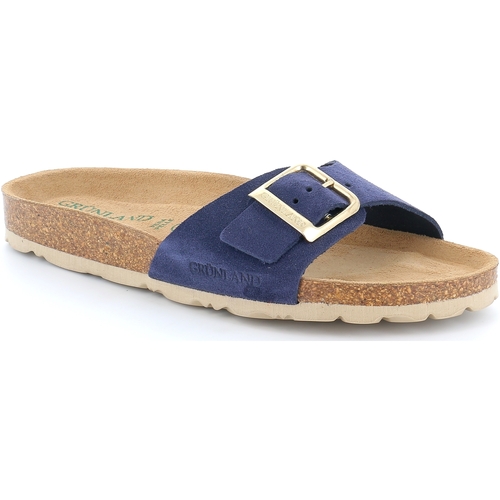Schuhe Damen Pantoffel Grunland DSG-CB2633 Blau