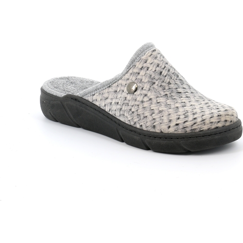 Schuhe Damen Pantoffel Grunland DSG-CI2551 Grau