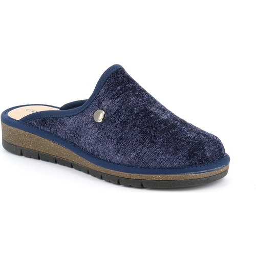 Schuhe Damen Pantoffel Grunland DSG-CI3511 Blau