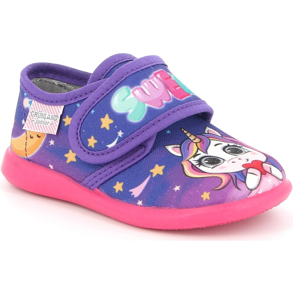 Schuhe Kinder Hausschuhe Grunland DSG-PA1152 Violett