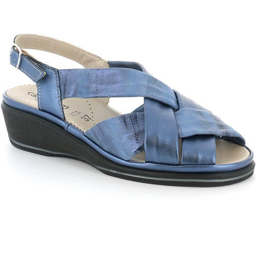 Schuhe Damen Sandalen / Sandaletten Grunland DSG-SA6241 Blau