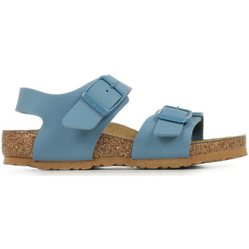 Schuhe Kinder Sandalen / Sandaletten Birkenstock New York Kids Bs Blau