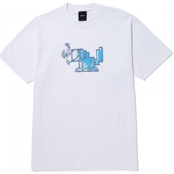 Huf T-shirt mod-dog ss Weiss