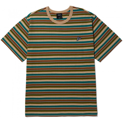 Kleidung Herren T-Shirts & Poloshirts Huf T-shirt triple triangle ss relaxed knit Beige