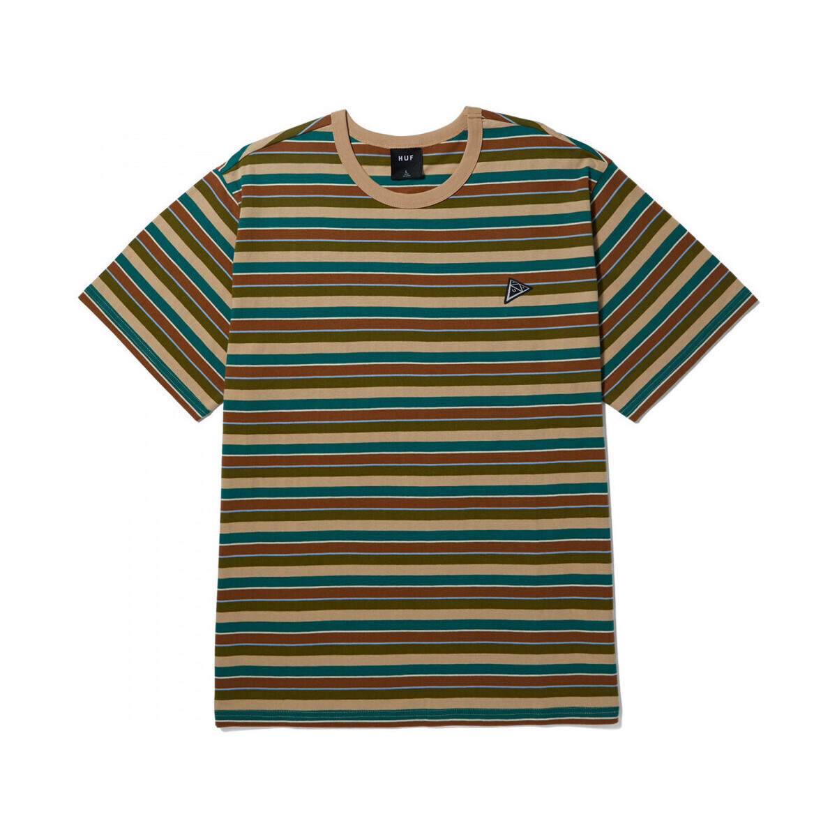 Kleidung Herren T-Shirts & Poloshirts Huf T-shirt triple triangle ss relaxed knit Beige