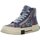Schuhe Damen Stiefel Rebecca White Stiefeletten X52-6 NAVY Blau