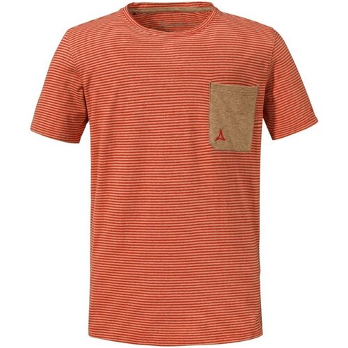 Kleidung Herren T-Shirts SchÖffel Sport T Shirt Bari M 2023706/5480 Orange