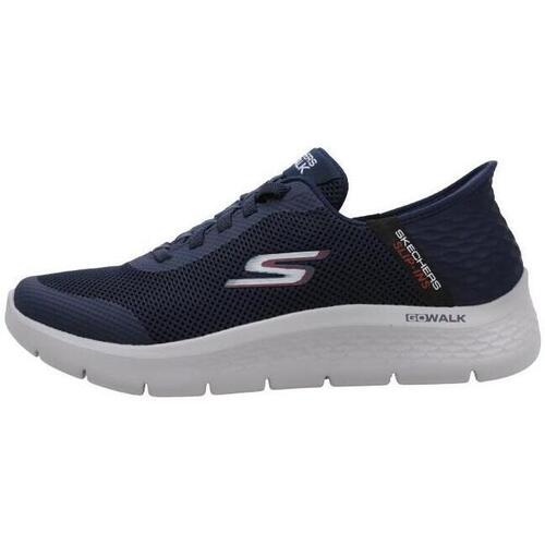 Schuhe Herren Sneaker Low Skechers SLIP-INS  GO WALK FLEX Marine