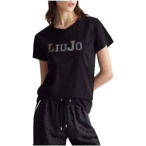 Kleidung Damen T-Shirts & Poloshirts Liu Jo Sport  Schwarz