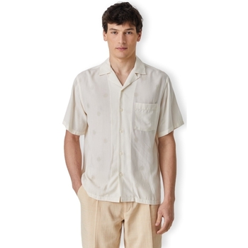 Kleidung Herren Langärmelige Hemden Portuguese Flannel Modal Dots Shirt - White Weiss
