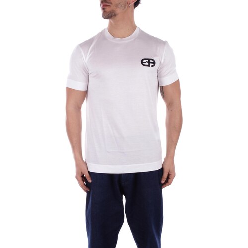 Kleidung Herren T-Shirts Emporio Armani 8N1TF5 1JUVZ Weiss