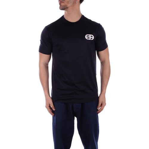 Kleidung Herren T-Shirts Emporio Armani 8N1TF5 1JUVZ Blau