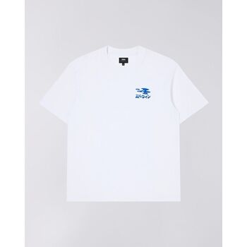 Edwin  T-Shirts & Poloshirts I033490.02.67. STAY HYDRATED-02.67 WHITE