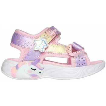 Schuhe Mädchen Sandalen / Sandaletten Skechers Unicorn dreams sandal - majes Rosa