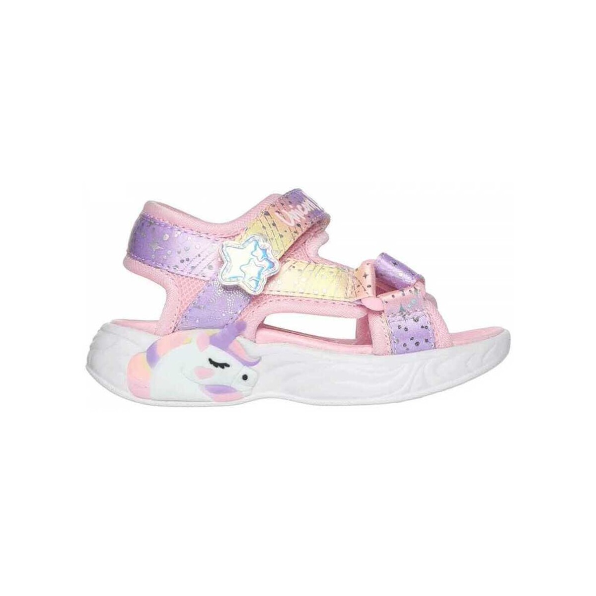 Schuhe Kinder Sandalen / Sandaletten Skechers Unicorn dreams sandal - majes Rosa