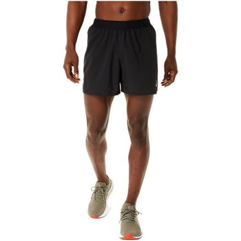 Kleidung Herren Shorts / Bermudas Asics Sport Road 5in 2011C391-001 Schwarz