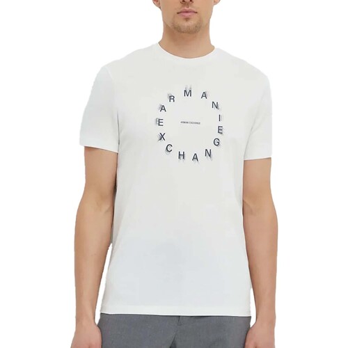 Kleidung Herren T-Shirts & Poloshirts EAX T-Shirt Weiss