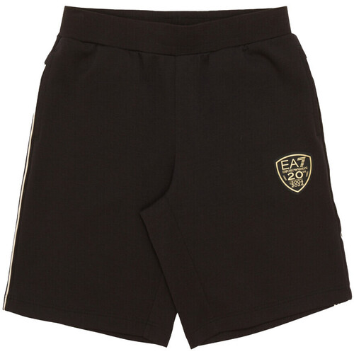 Kleidung Jungen Shorts / Bermudas Emporio Armani EA7 3DBS62-BJVDZ Schwarz