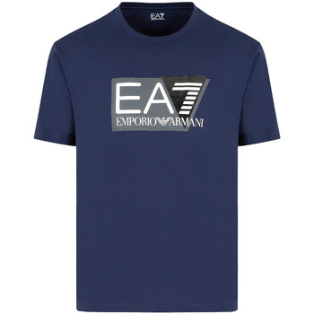 Kleidung Herren T-Shirts Emporio Armani EA7 3DPT81-PJM9Z Blau