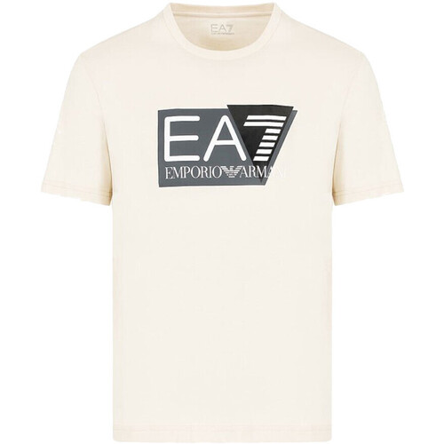 Kleidung Jungen T-Shirts Emporio Armani EA7 3DPT81-PJM9Z Beige