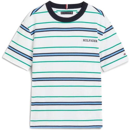 Kleidung Jungen T-Shirts & Poloshirts Tommy Hilfiger  Grün