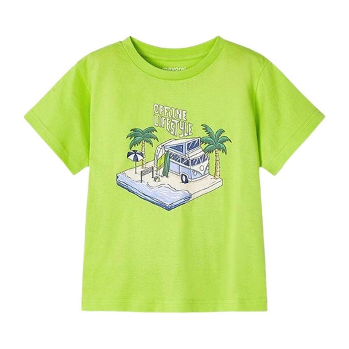 Kleidung Jungen T-Shirts & Poloshirts Mayoral  Grün