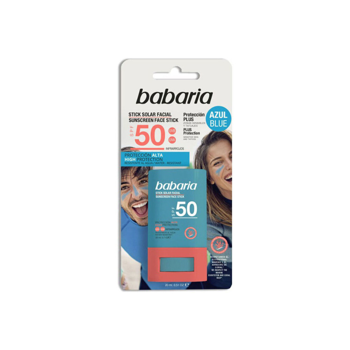 Beauty Sonnenschutz & Sonnenpflege Babaria Solarblauer Gesichtsstift Lsf50 20 Gr 
