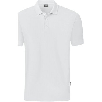 Kleidung Herren T-Shirts & Poloshirts Jako Sport Polo Organic C6320-000 Weiss