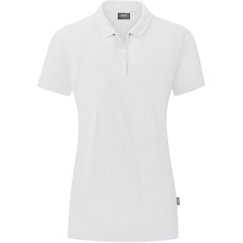 Kleidung Damen T-Shirts & Poloshirts Jako Sport Polo Organic C6320D 000 Weiss