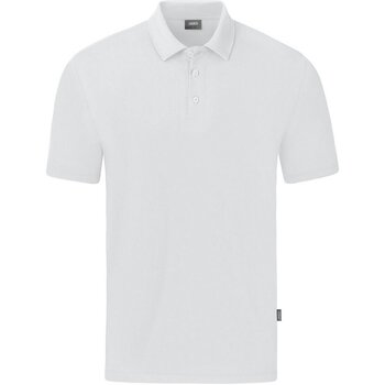 Kleidung Herren T-Shirts & Poloshirts Jako Sport Polo Organic Stretch C6321 000 Weiss